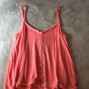 Soft and sexy coral tank top